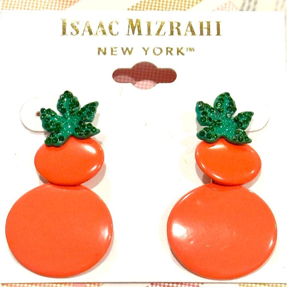 ISAAC MIZRAHI Pumpkin Patch Earrings